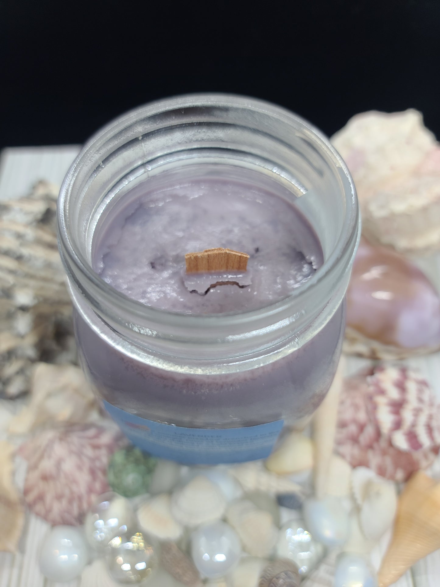 LAVENDER CANDLE 16OZ MASON JAR
