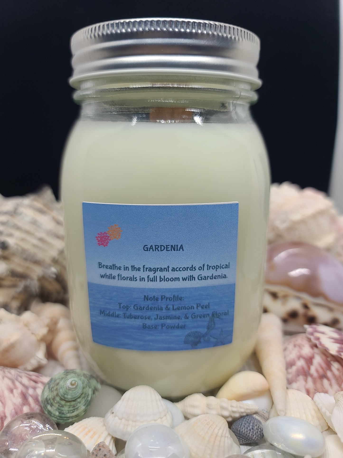 GARDENIA SCENTED CANDLE 16OZ JAR