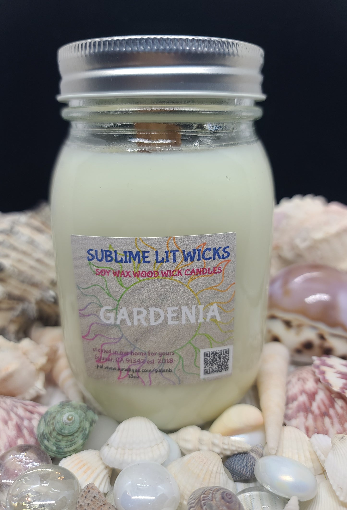 GARDENIA SCENTED CANDLE 16OZ JAR
