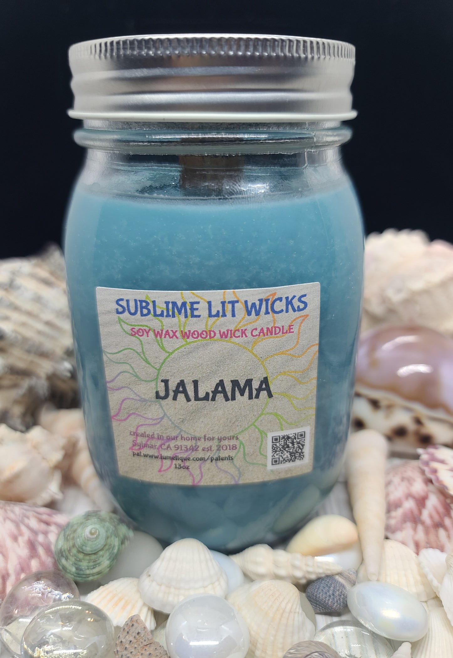 JALAMA CANDLE 16OZ MASON JAR