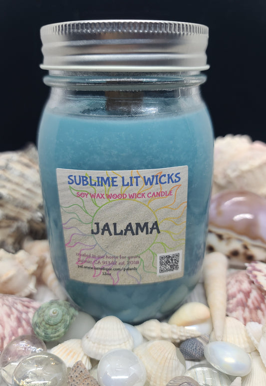 JALAMA CANDLE 16OZ MASON JAR