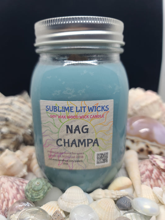 NAG CHAMPA CANDLE 16OZ JAR