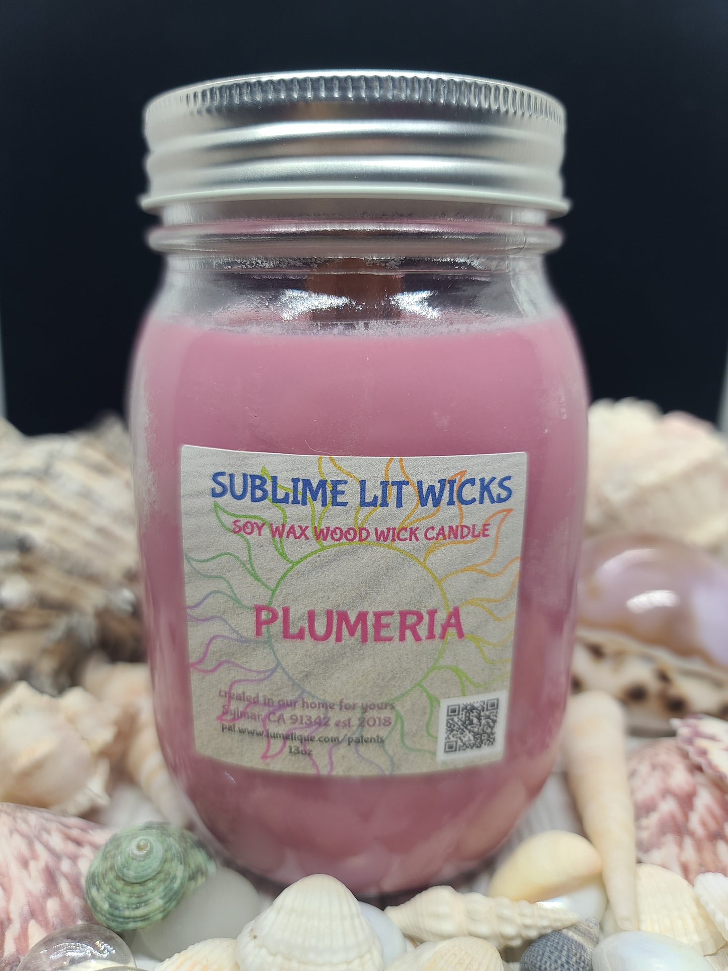 PLUMERIA CANDLE 16OZ MASON JAR